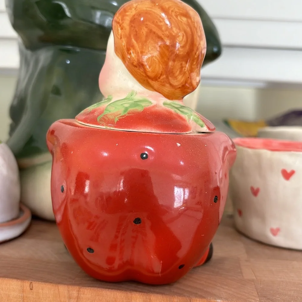 Vintage Strawberry Jam Jar - Picture 4 of 4